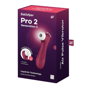 Satisfyer Pro 2 Generation 3 with Liquid Air - czerwony