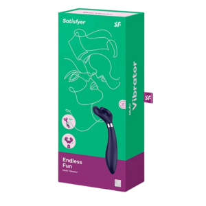 Satisfyer Endless Fun Multi Vibrator - Niebieski