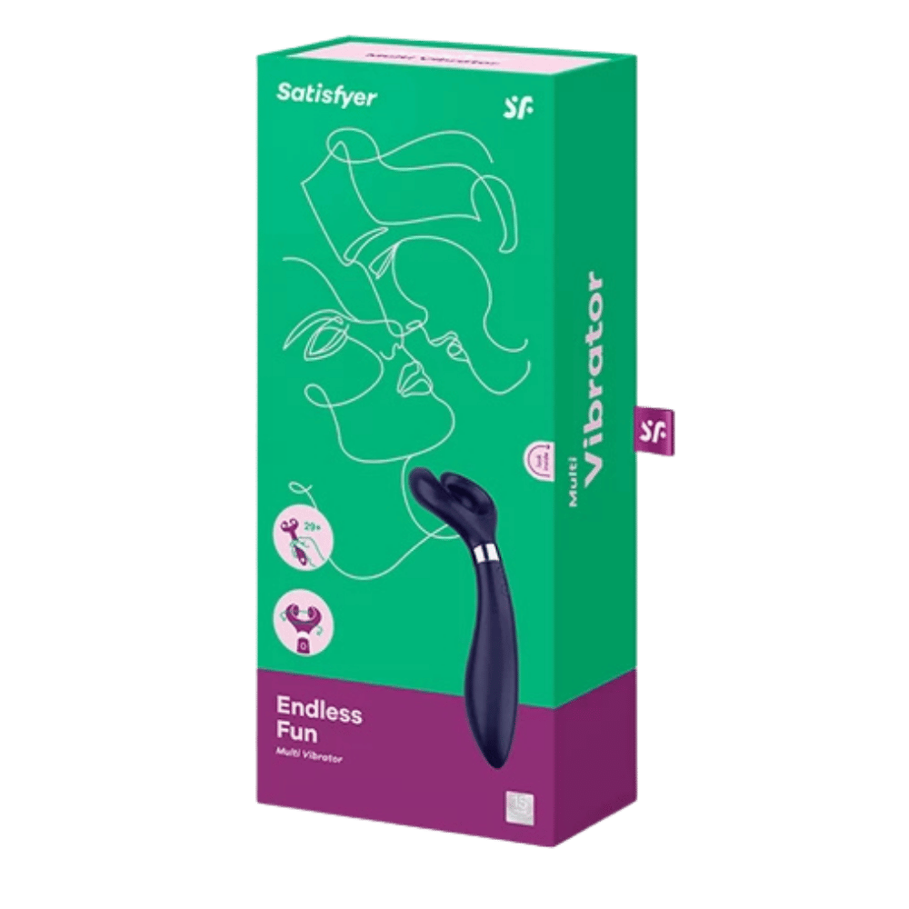 Satisfyer Endless Fun Multi Vibrator - Niebieski