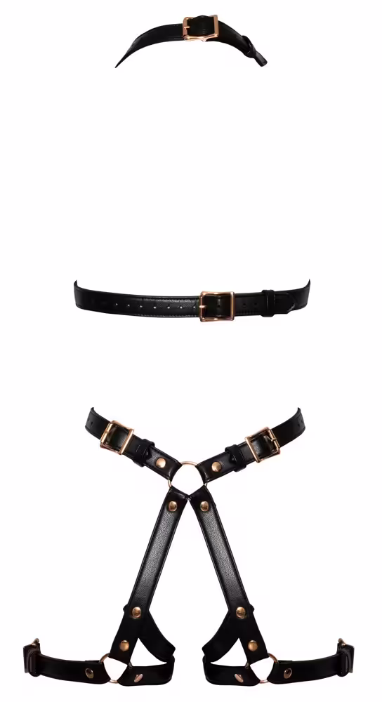 Bad Kitty Harness L/XL rose - obrazek 2