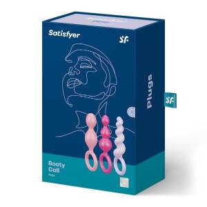Zestaw-Satisfyer Plugs colored (3 w zestawie)