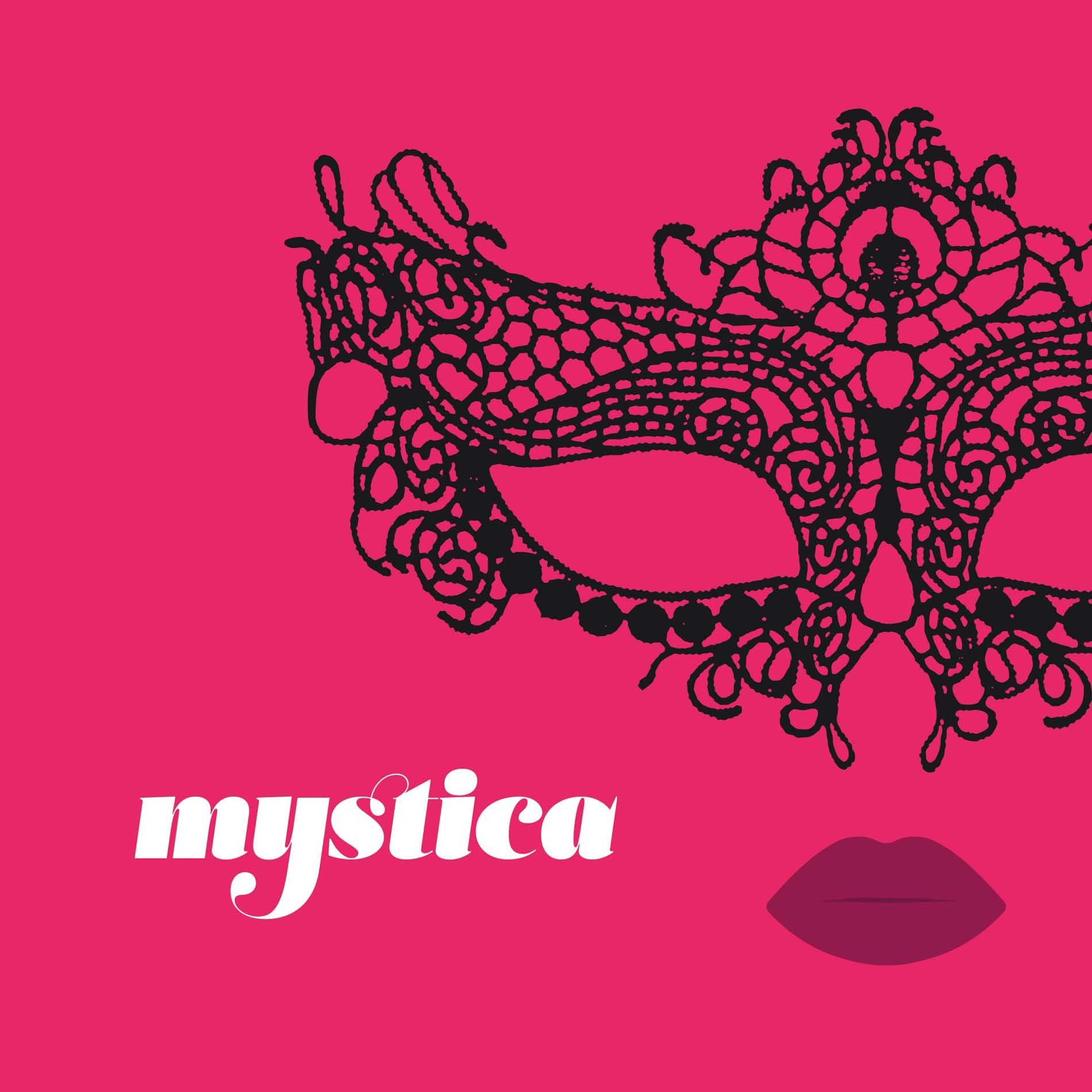 Mystica - Czarna maska - obrazek 3