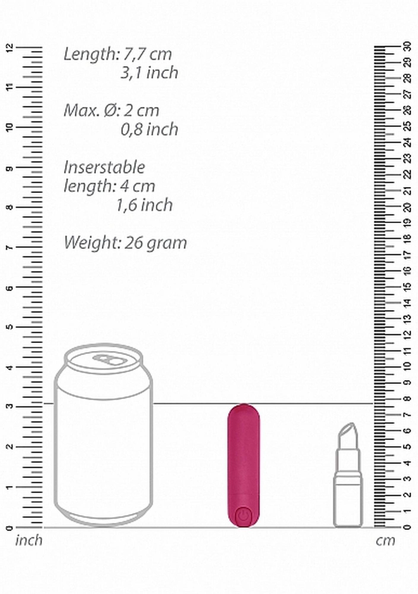 Wibrator Bullet - Różowy - obrazek 3