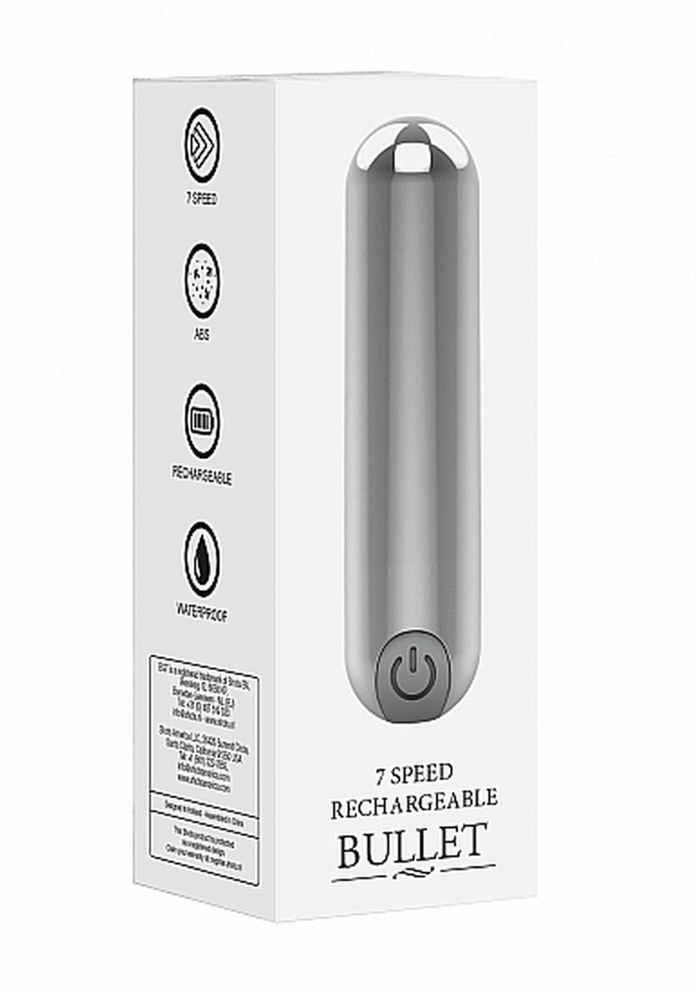 Wibrator Bullet - Srebrny
