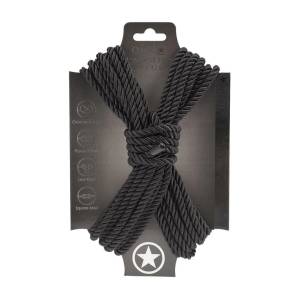Lina bondage Ouch! poliestrowa czarna 10 m