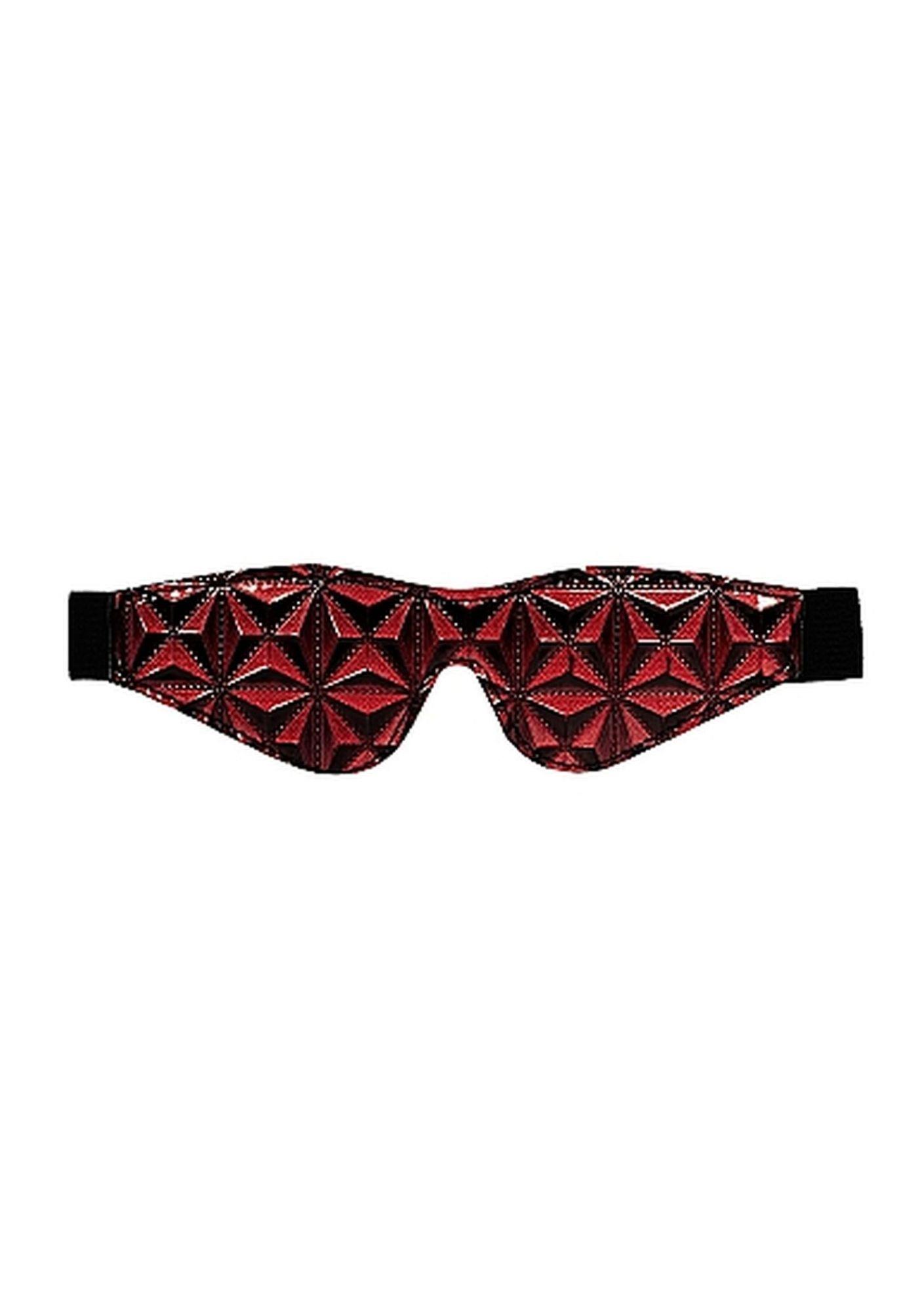 Luxury Eye Mask - Burgundowa maska na oczy - obrazek 2
