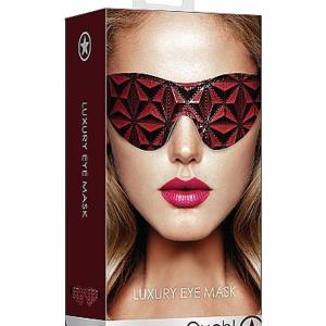 Luxury Eye Mask - Burgundowa maska na oczy