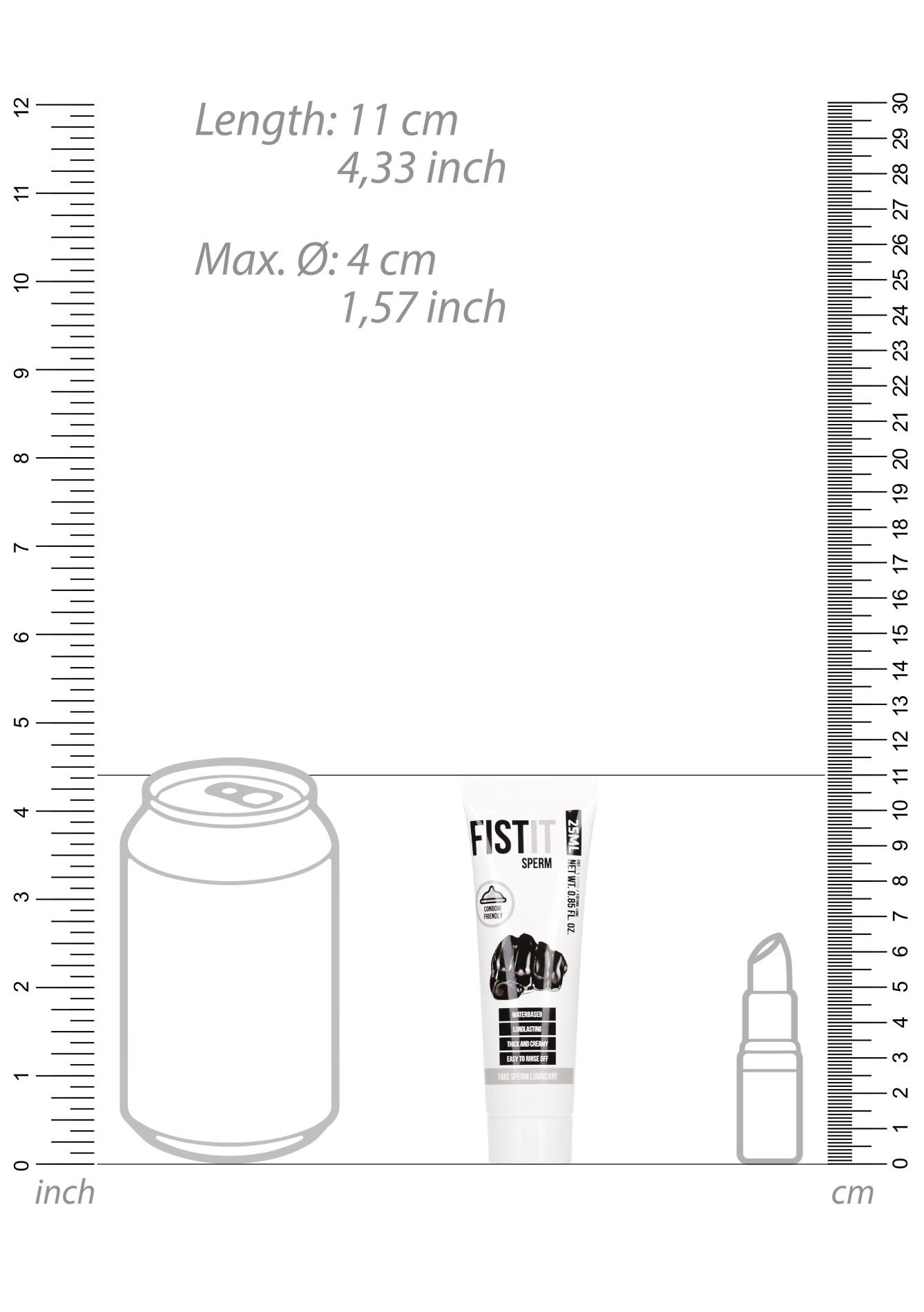 Sztuczna sperma -lubrykant na bazie wody - Fitst It! / 25 ml - obrazek 3