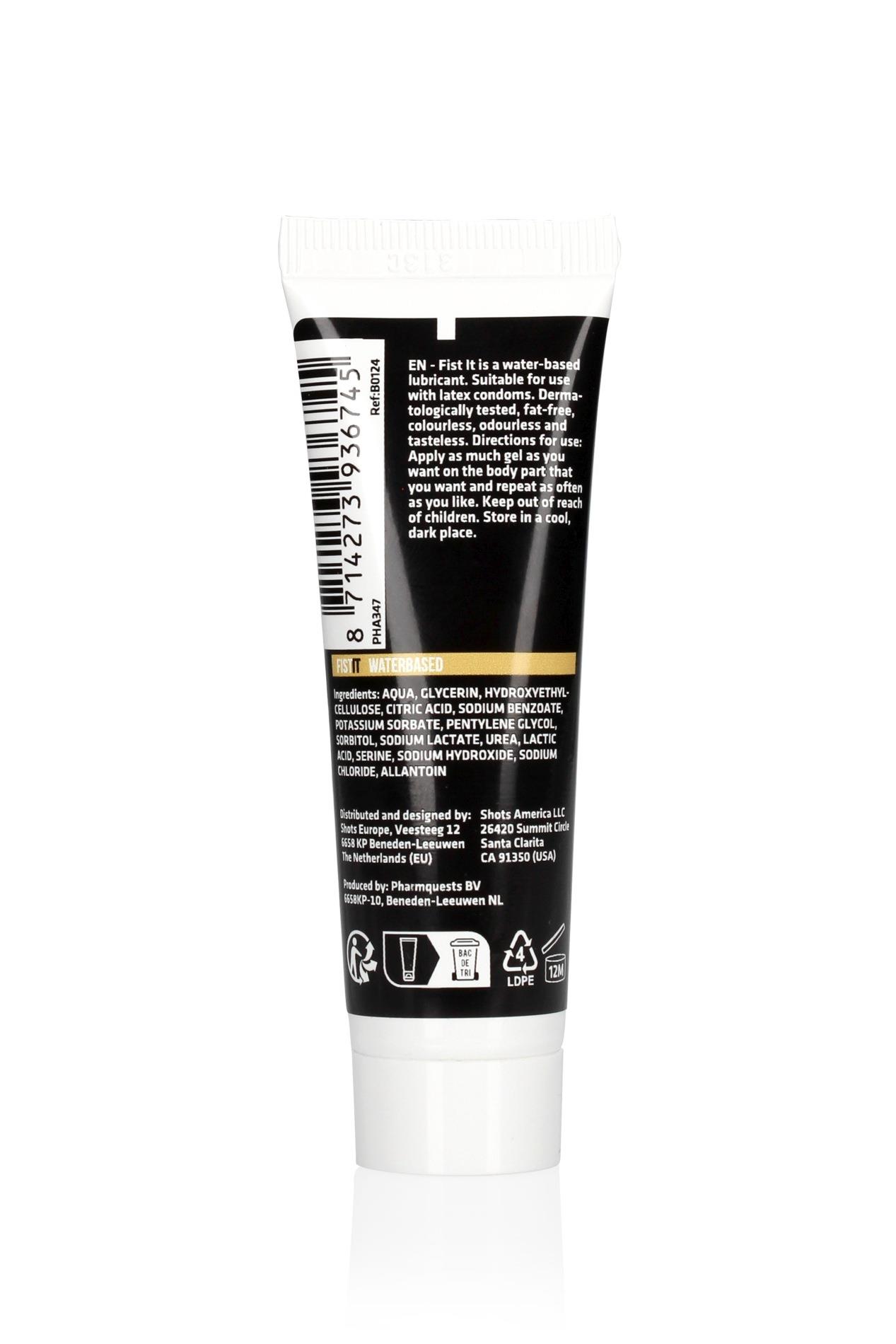 Żel nawilżający na bazie wody Fist it / 25 ml - obrazek 2