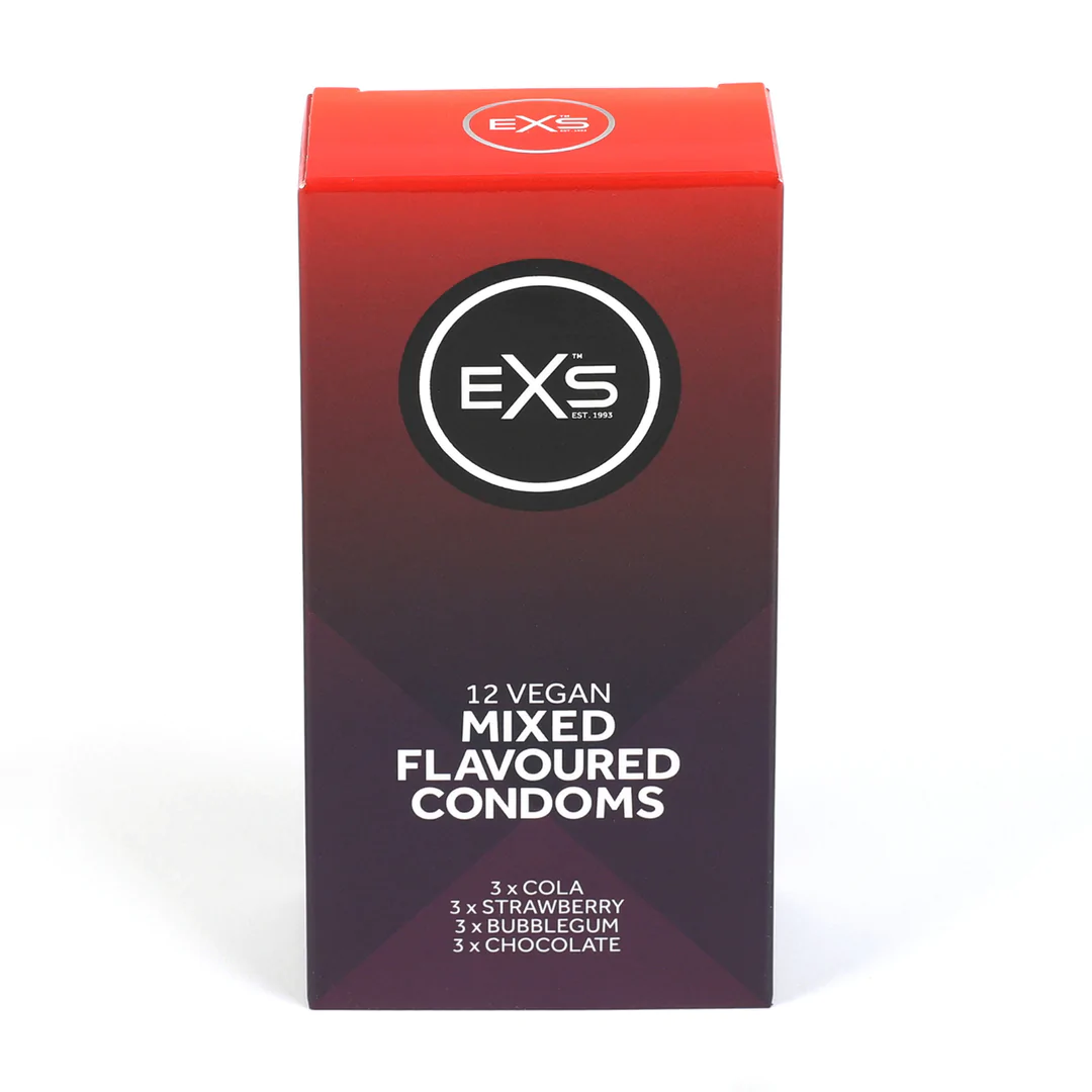 Prezerwatywy EXS Mixed Flavoured - 12 sztuk