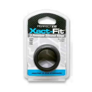 Xact-Fit Kit - zestaw pierścieni erekcyjnych - M/L